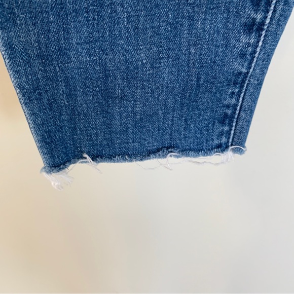 Mother High Waisted Looker Ankle Fray Nature Tune Up Jeans Size 26 - Picture 3 of 10